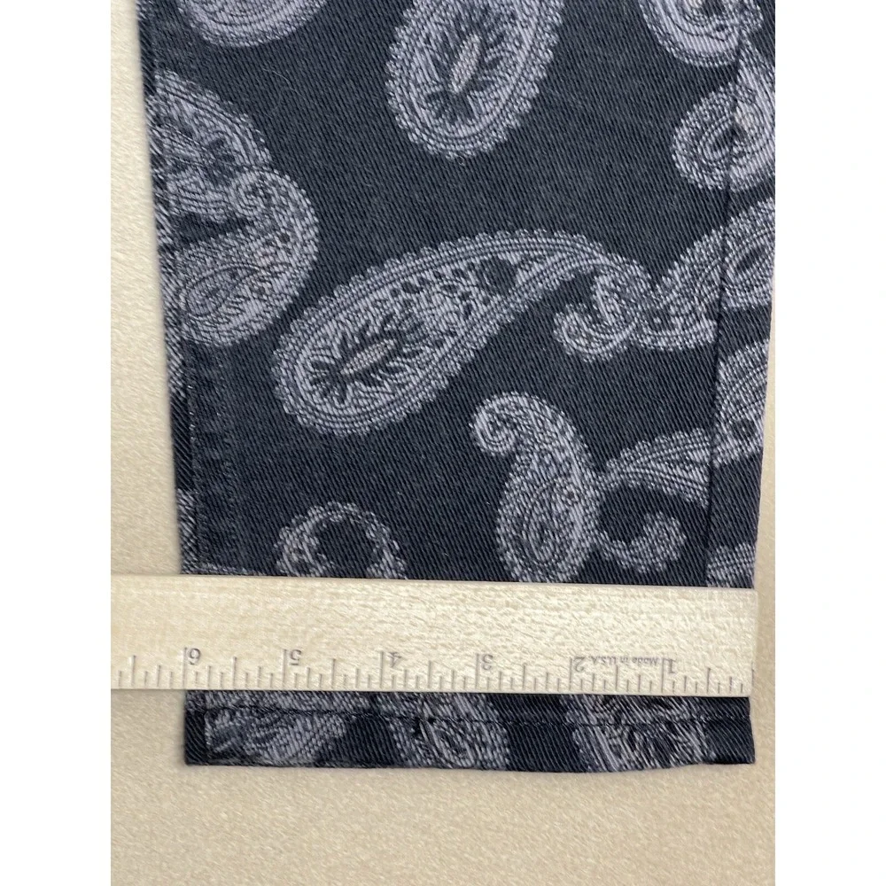 Levis Jeans Mens 29x30 Black 512 Paisley‎ Denim Casual Denim Tapered Adult